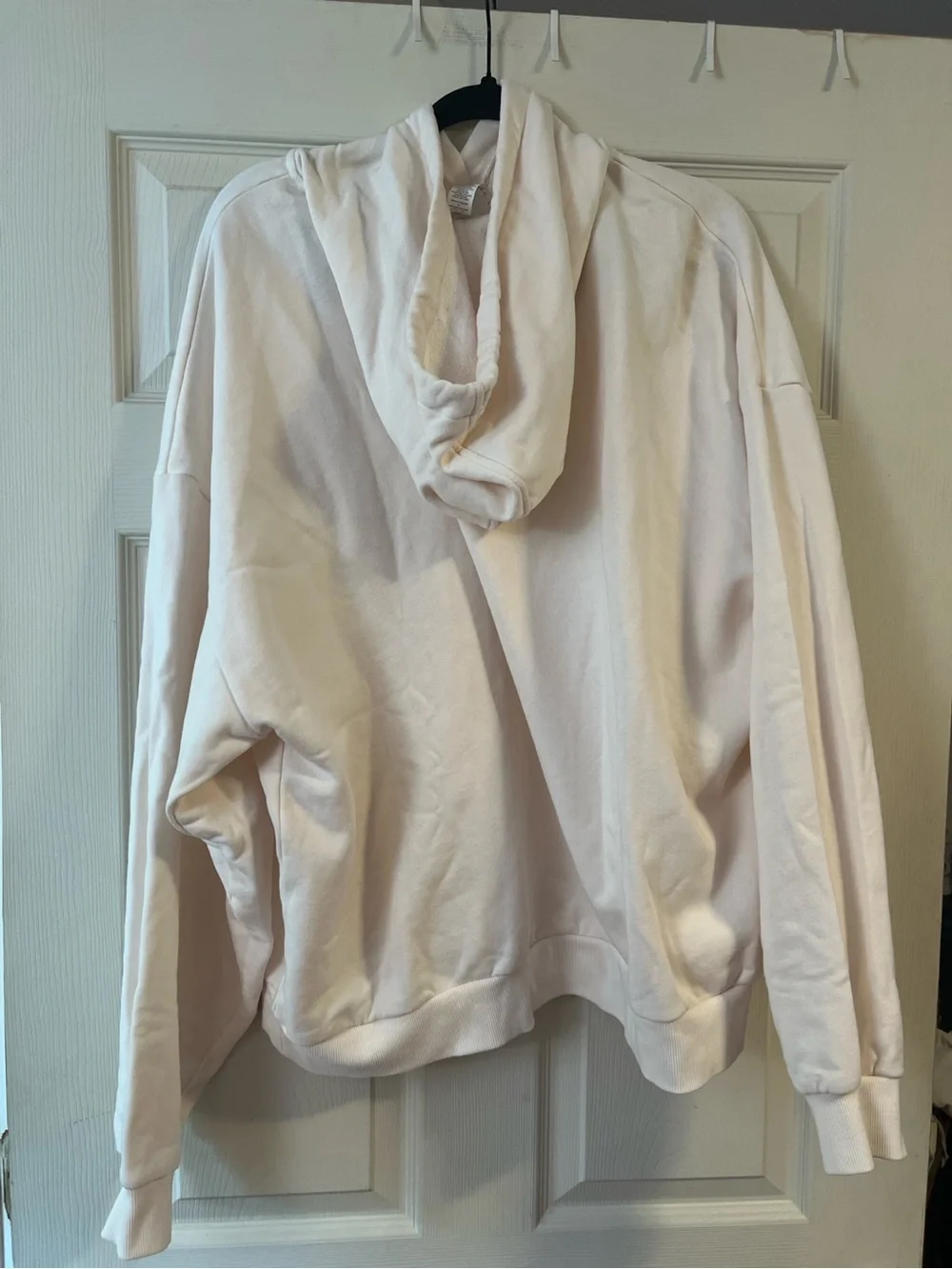 #006 Alo Yoga Oversized Hoodie XL Cream Ivory Cozy Lounge Minimalist